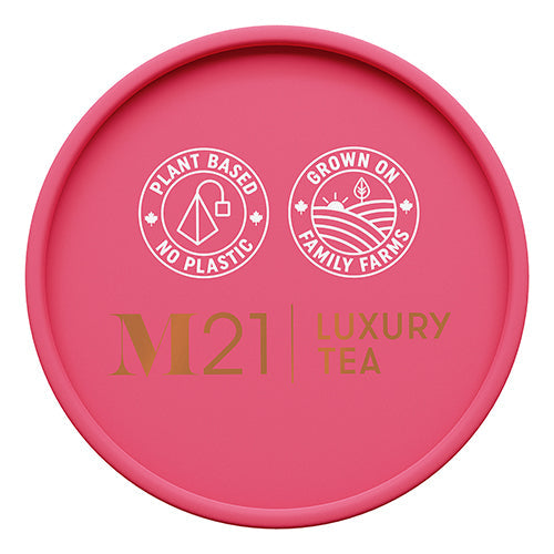 M21 Luxury Tea: Skin and Beauty - Functional Wellness Herbal Tea - 12ct Canister