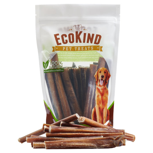 EcoKind Pet Treats:  100% Natural Brazilian Bully Sticks - 1 lb Bag