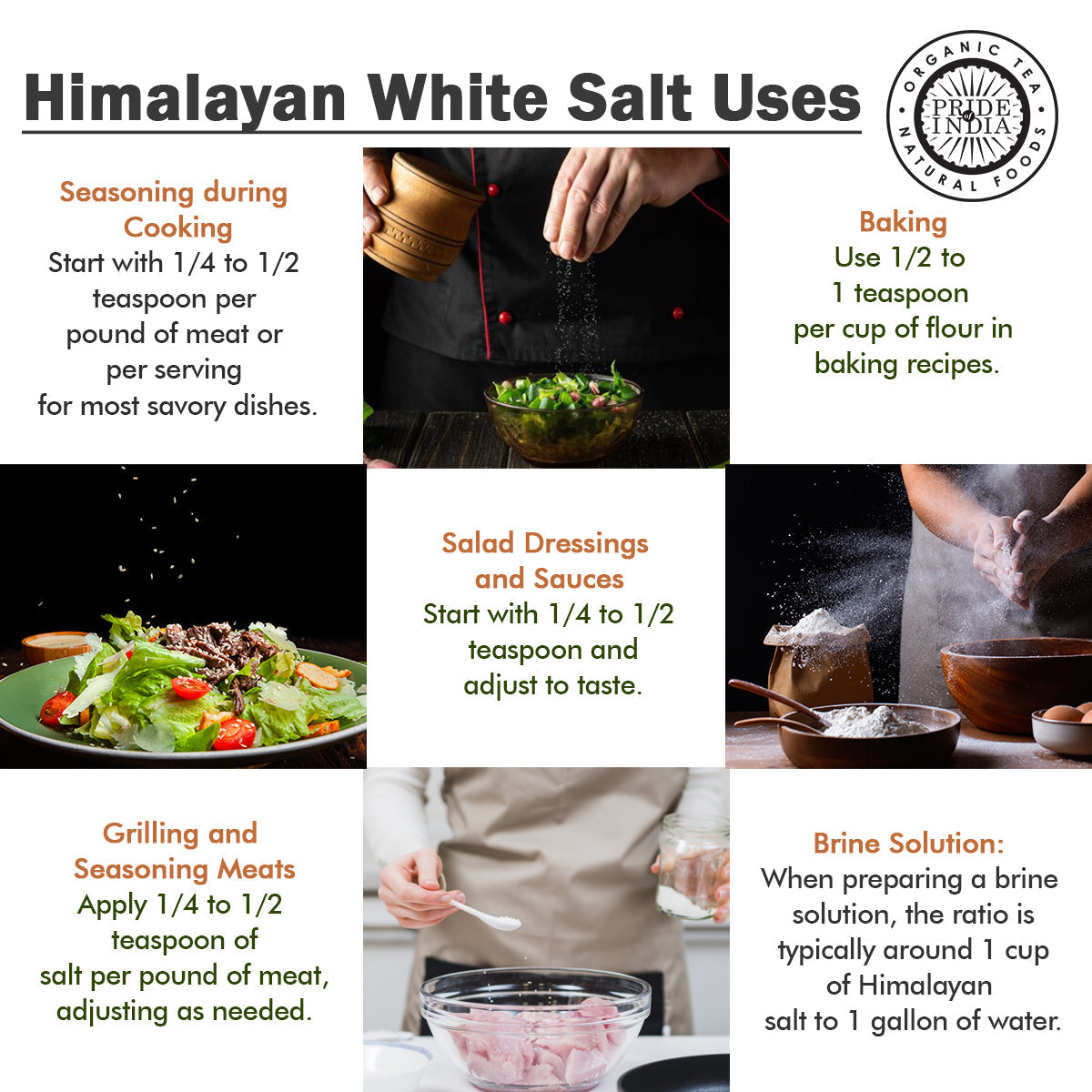 Pride of India: Himalayan White Rock Salt - Coarse Grind