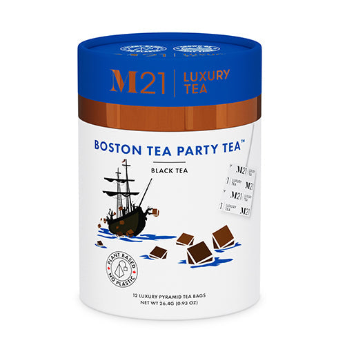 M21 Luxury Tea: Boston Tea Party Black Tea - 12ct Canister