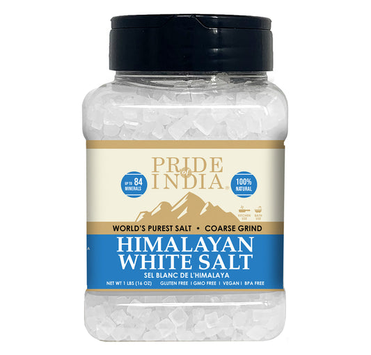 Pride of India: Himalayan White Rock Salt - Coarse Grind
