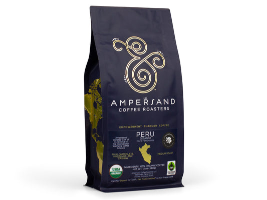 Ampersand Coffee: Peruvian Organic Coffee, 12 oz.